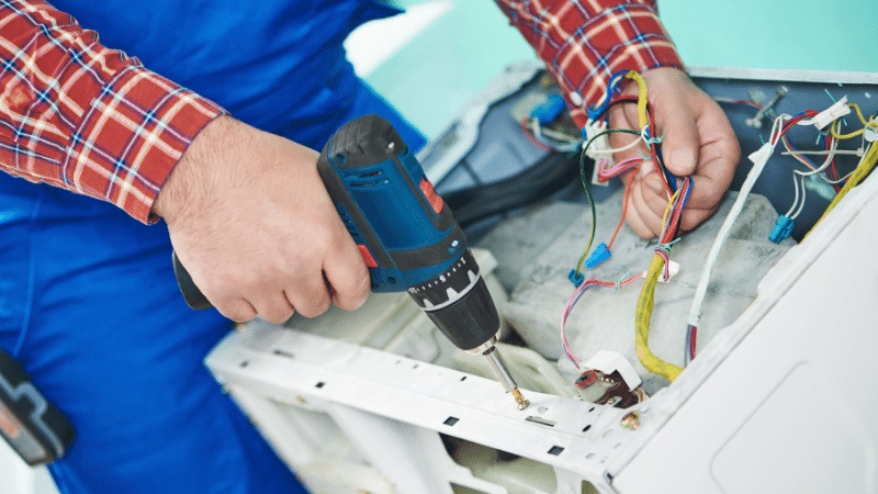 Dilovası Fondital Fondital çamaşır makinesi kart tamiri – Su almama arızası orijinal parça ile giderildi. - Teknik servis örneği